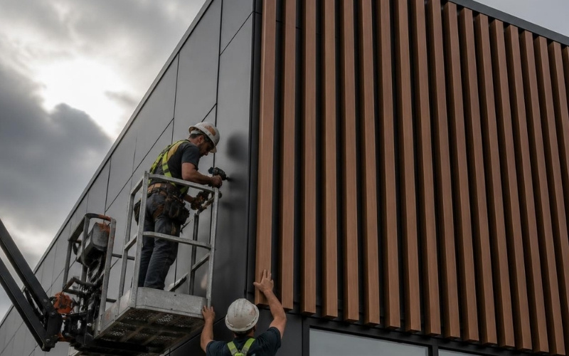 WPC Louvers Installation